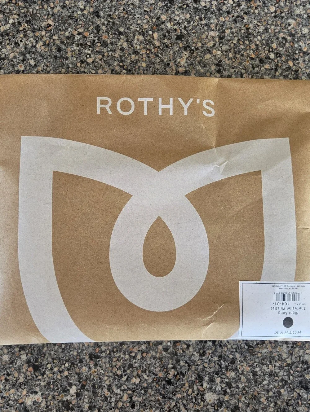 Rothy's The Wallet Wristlet In Night Song Black